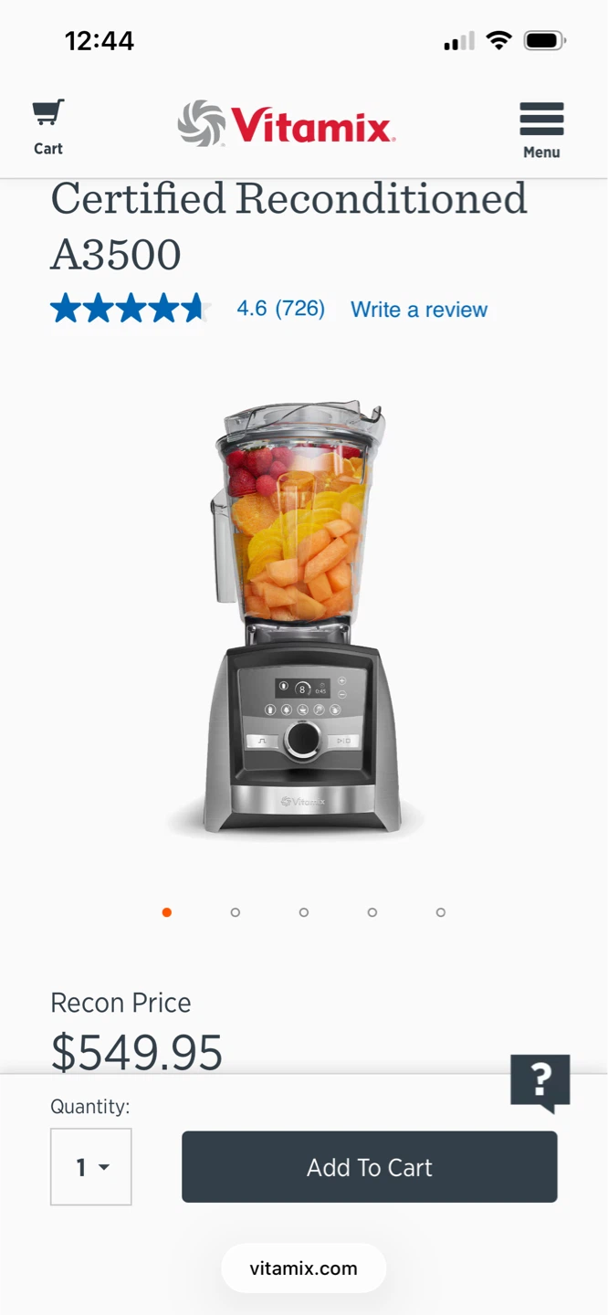 Vitamix A3500 blender - photo 3