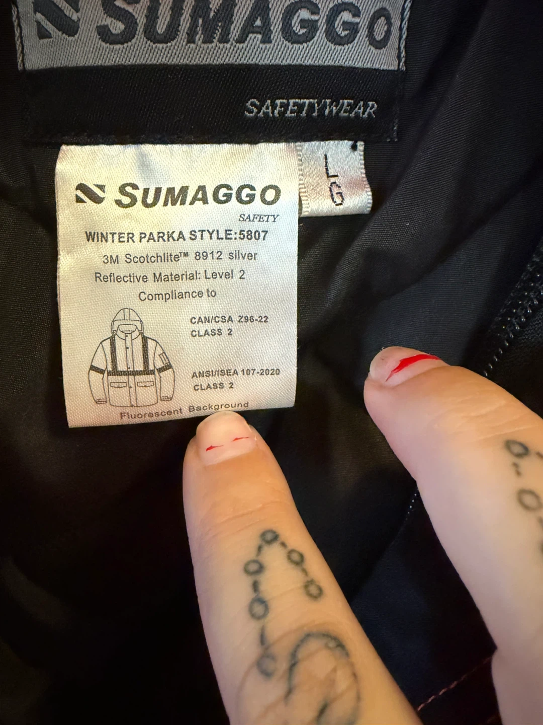SUMAGGO Winter Parka Style 5807 Safety Jacket - Size L - photo 2