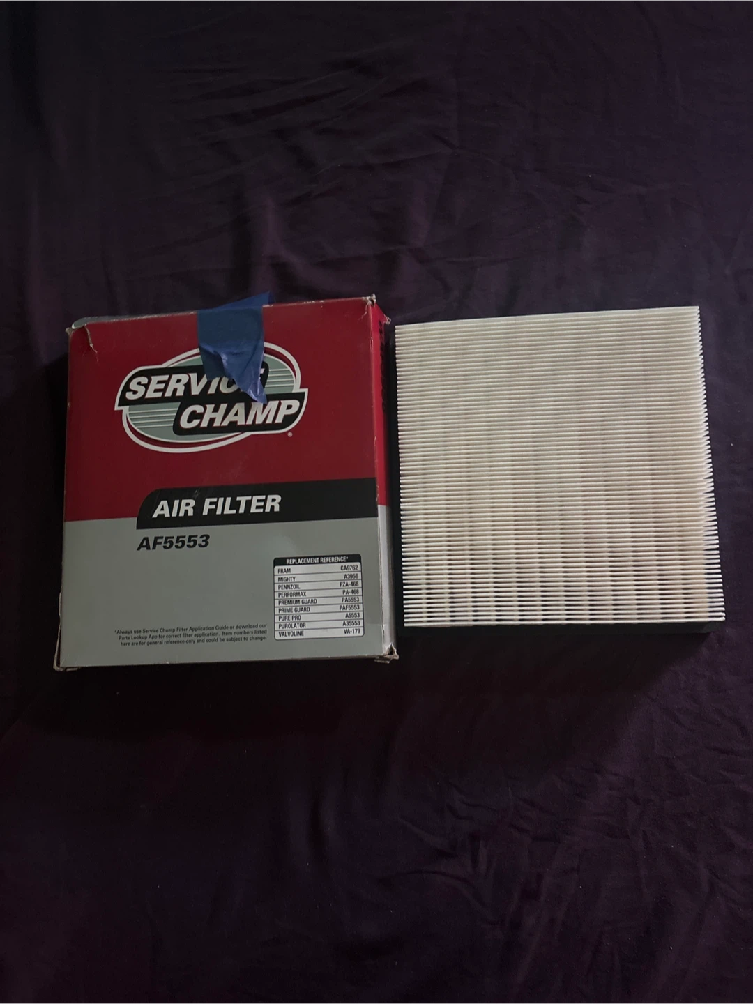 Service Champ AF5553 Air Filter - photo 4
