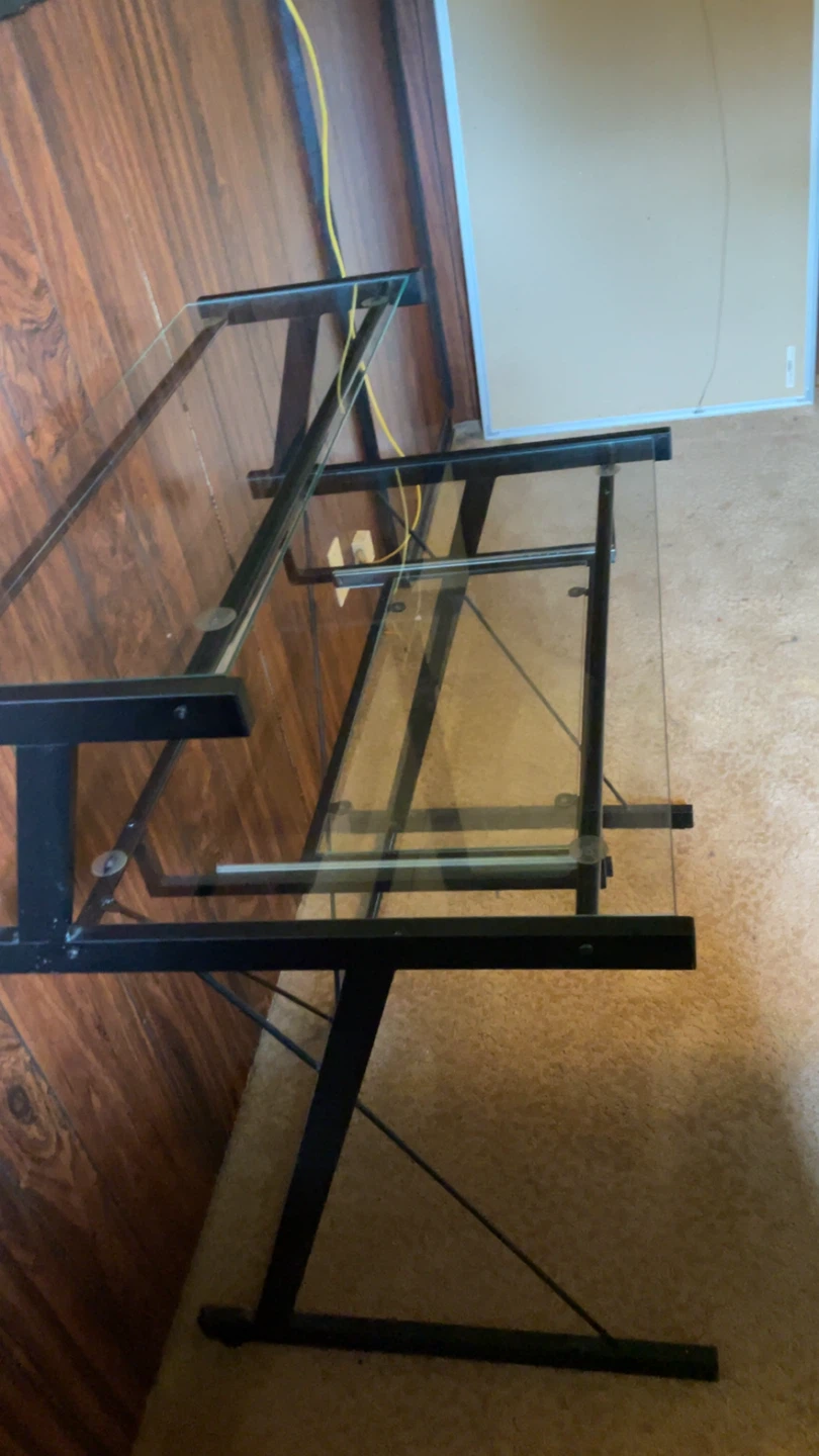 Glass Top Studio Desk - photo 3