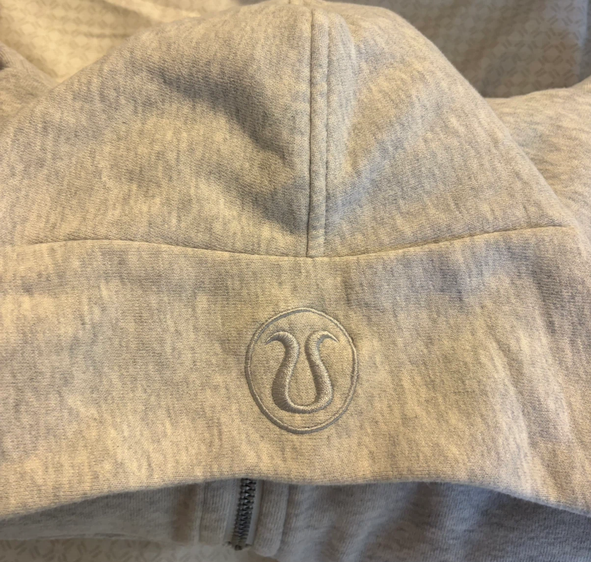 Lululemon Grey scuba Cropped half zip hoodie - photo 5