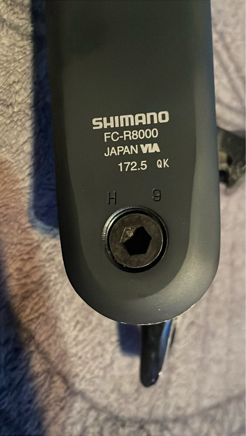 Shimano Ultegra FC-R8000 Crankset 11S 50-34T 172.5mm - photo 2