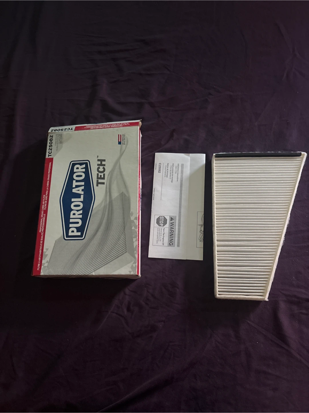 Purolator Tech TC25082 Cabin Air Filter - photo 2