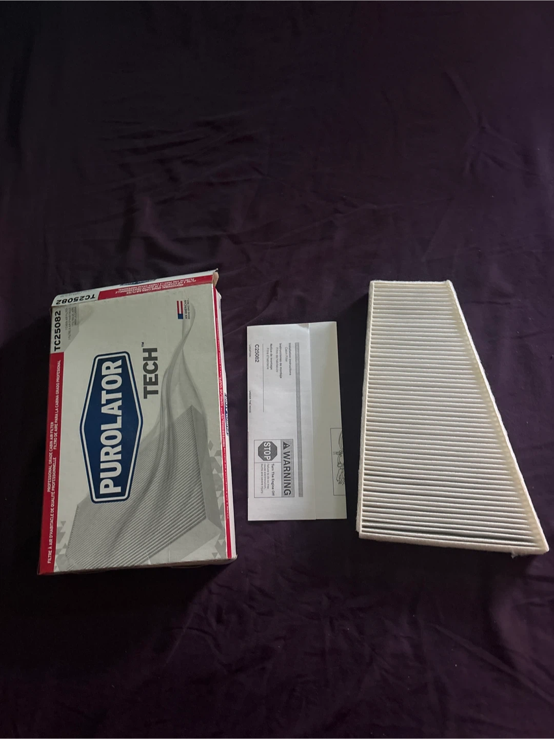 Purolator Tech TC25082 Cabin Air Filter - photo 3