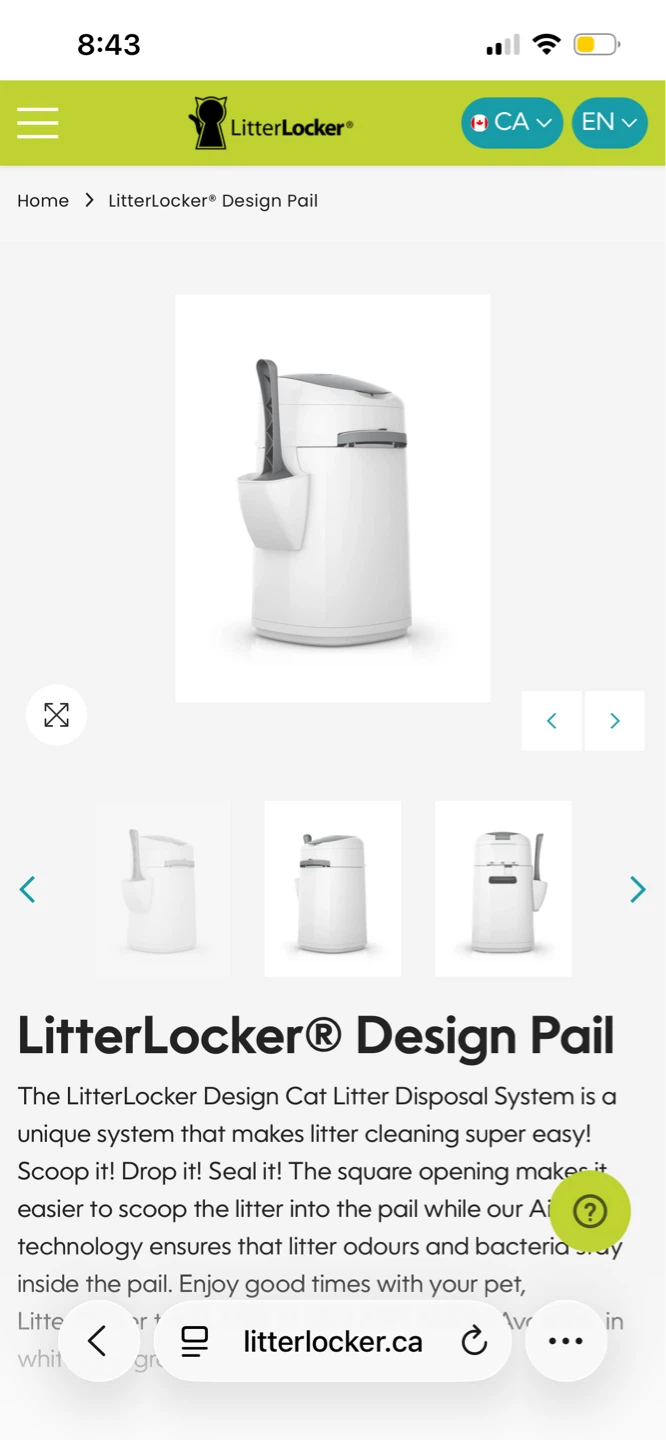 LitterLocker Design Pail - photo 3