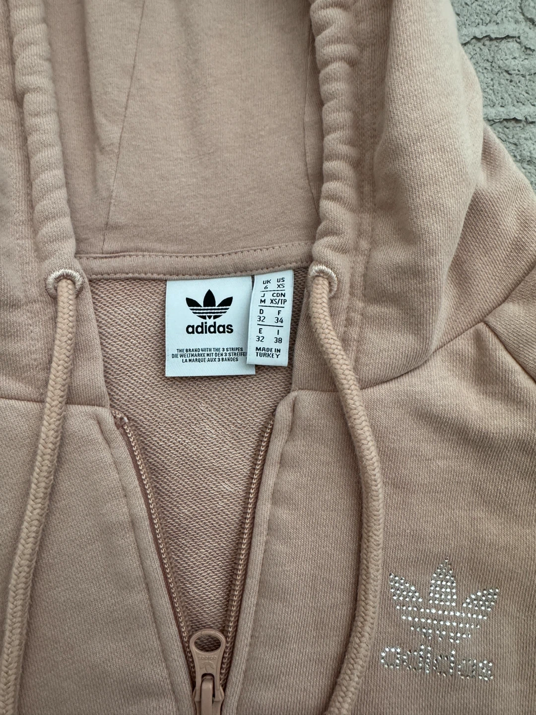 Adidas Women's Pink Zip-Up Hoodie - photo 2