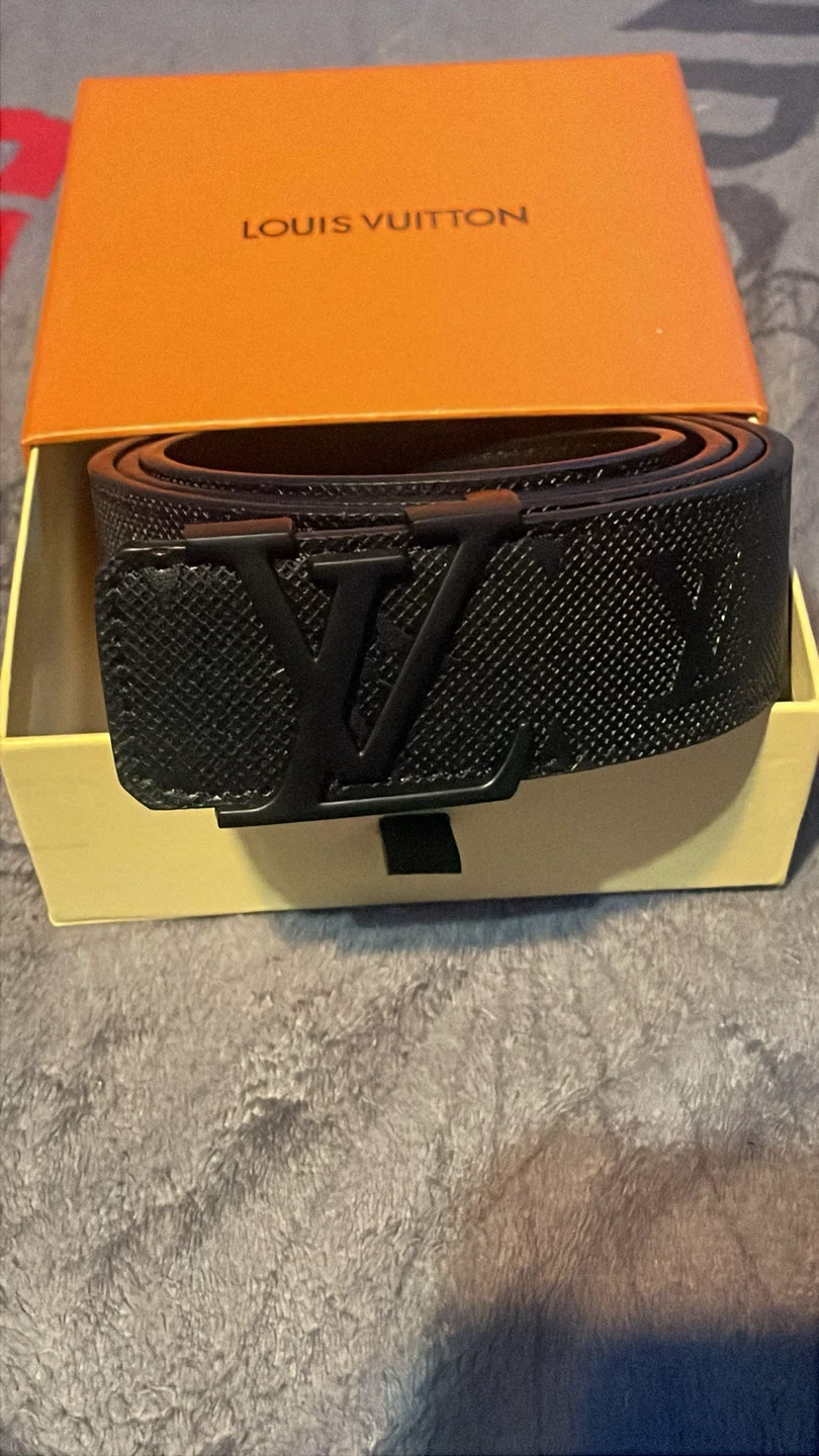 Louis Vuitton Black Monogram Belt