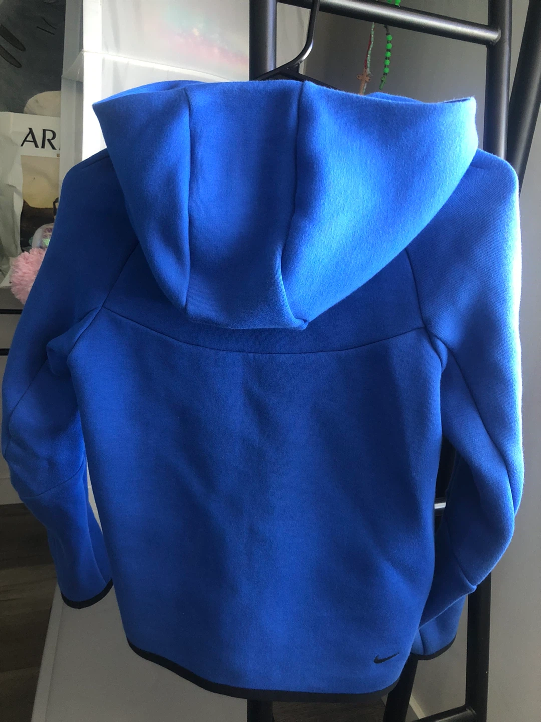 Nike Tech Fleece Full Zip Hoodie Royal Blue - photo 2