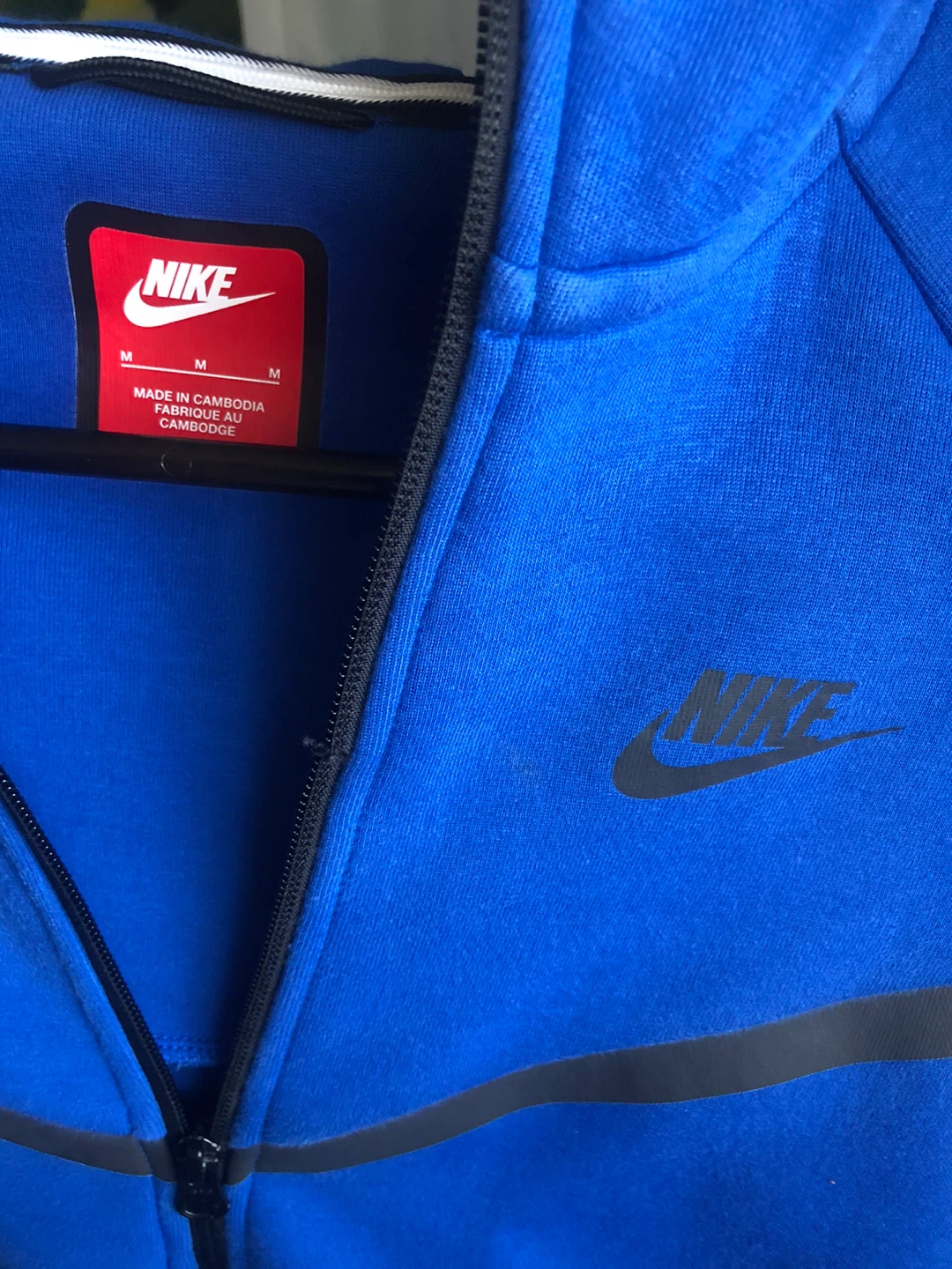 Nike Tech Fleece Full Zip Hoodie Royal Blue - photo 3