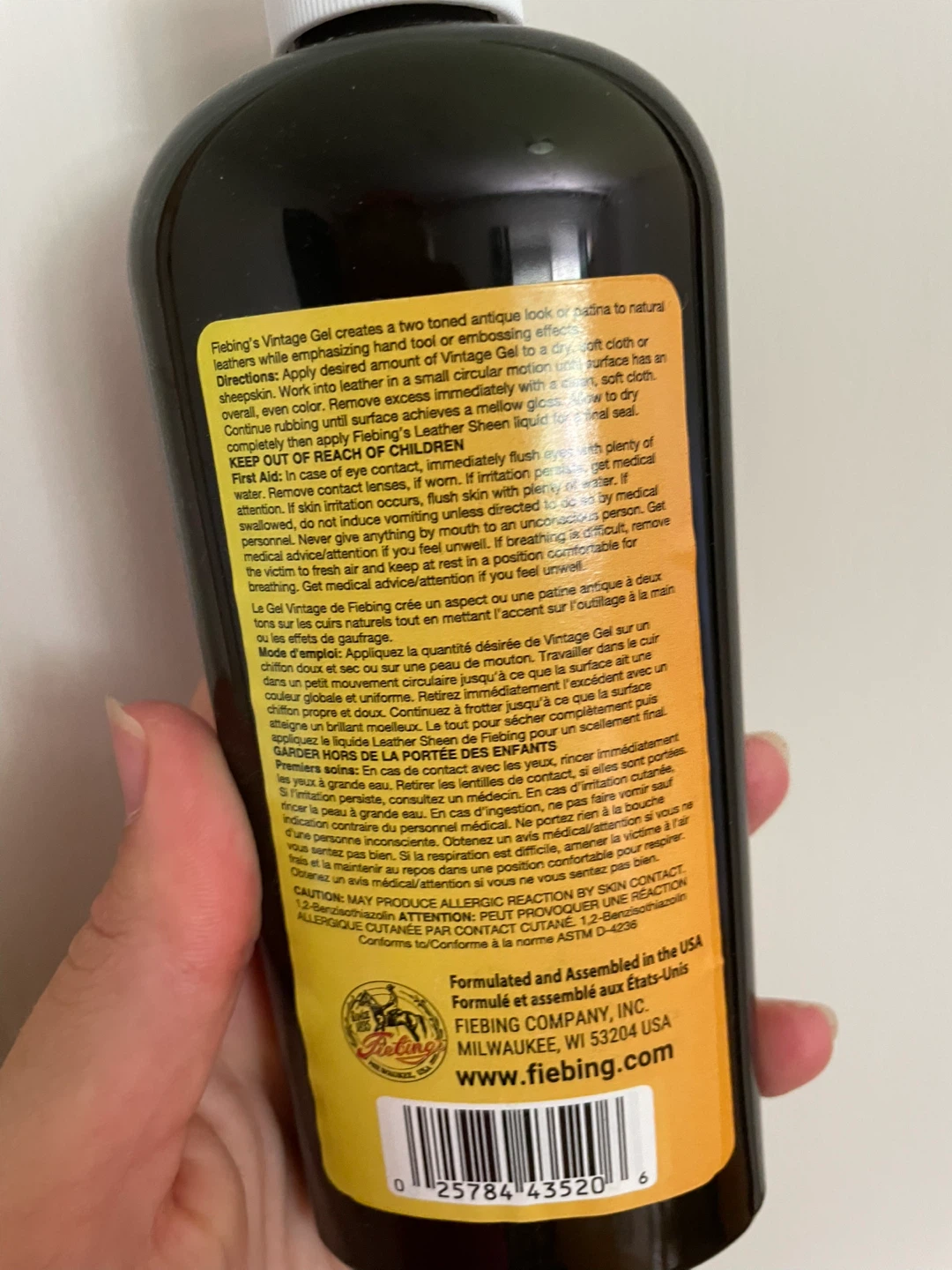 Fiebing's Vintage Gel 8oz Tan Bronzer - photo 2