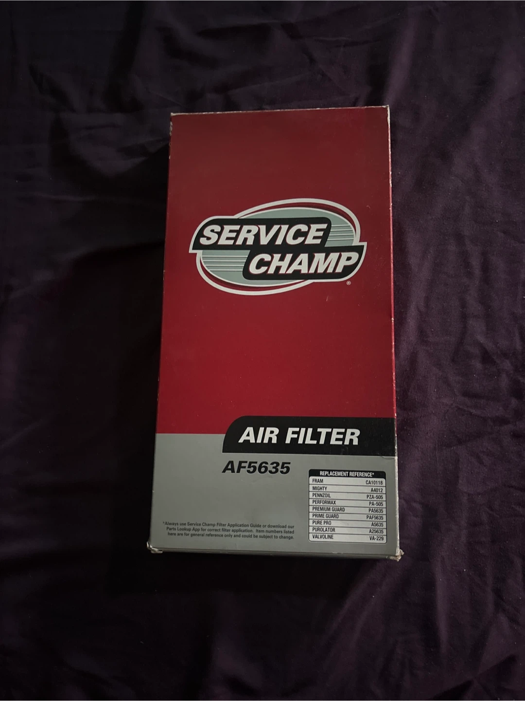 Service Champ AF5635 Air Filter