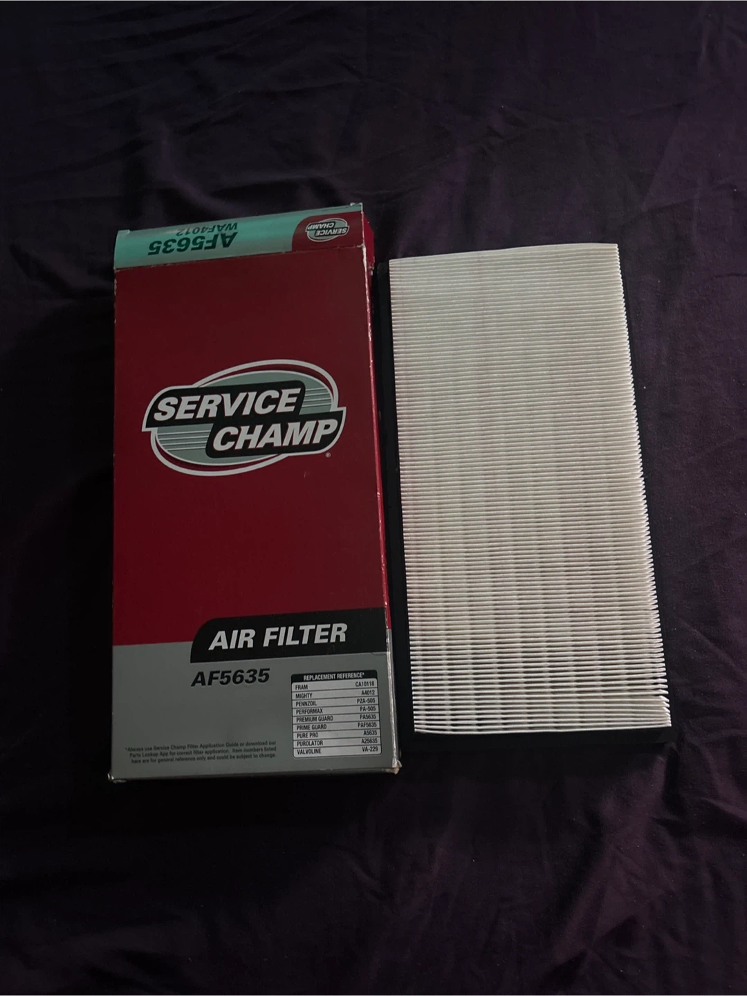 Service Champ AF5635 Air Filter - photo 4