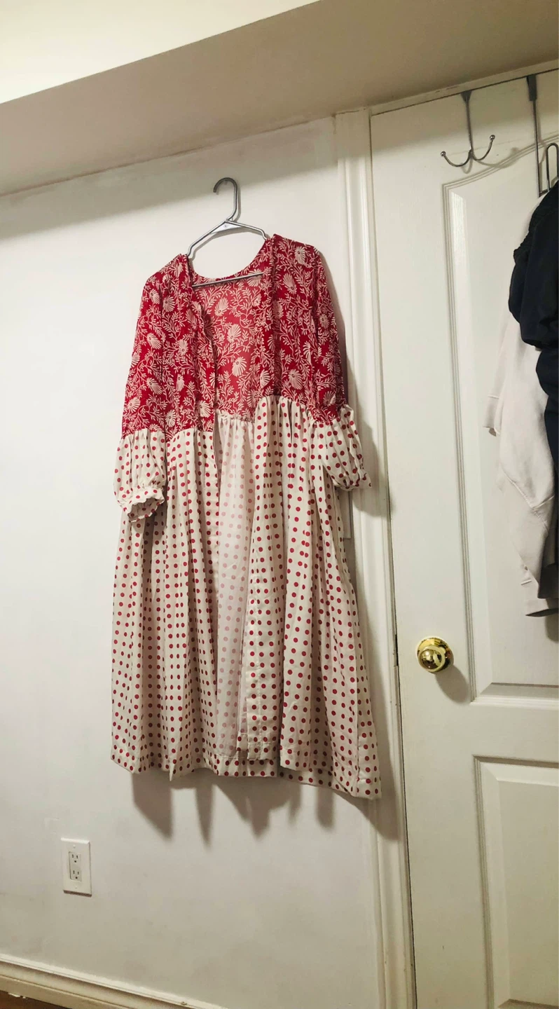 Red and White Polka Dot  Dress🧡🧡🧡🧡🧡🧡🧡 - photo 3