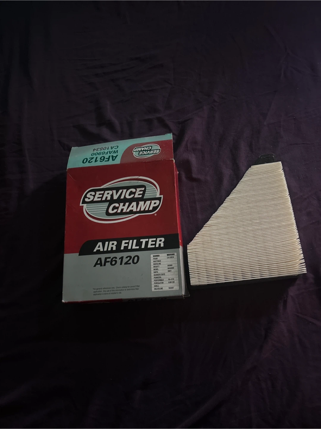 Service Champ AF6120 Air Filter - photo 2