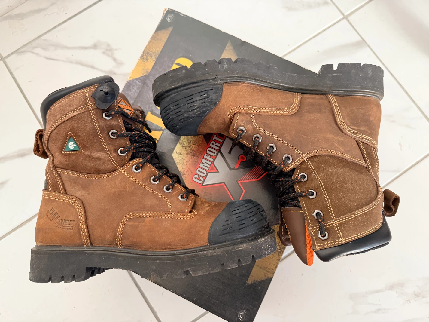 Workload Men's Steel Toe Work Boots Size 7 (Like New!) - photo 3