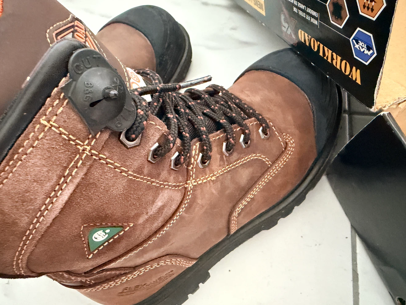 Workload Men's Steel Toe Work Boots Size 7 (Like New!) - photo 4