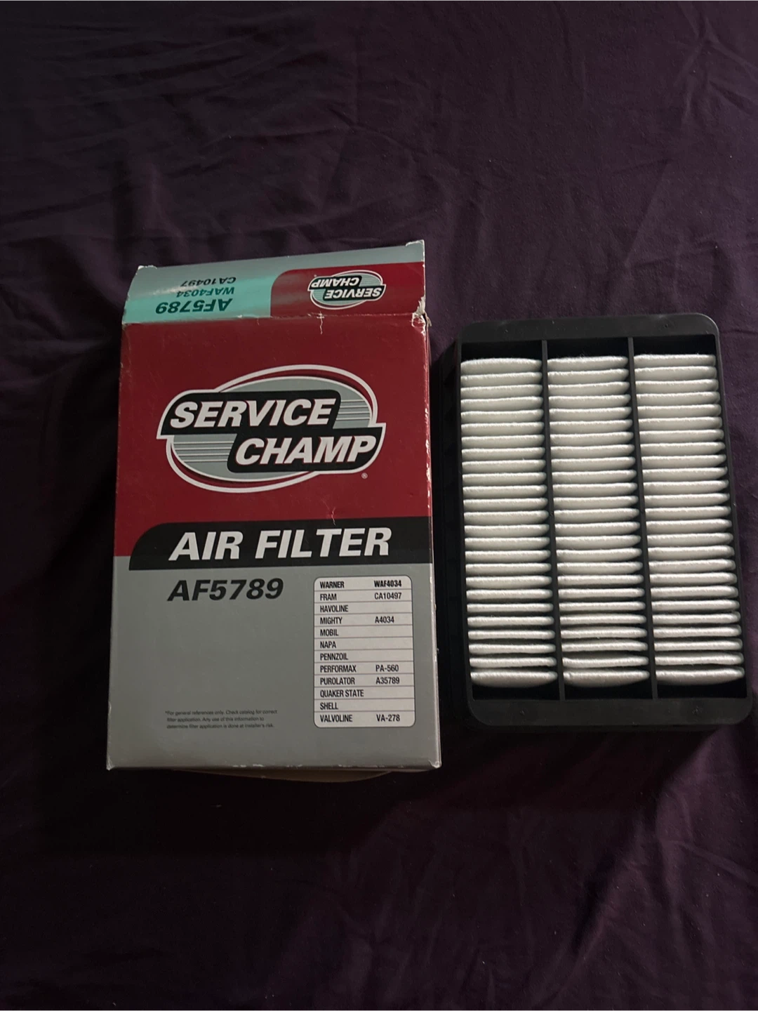 Service Champ Air Filter AF5789