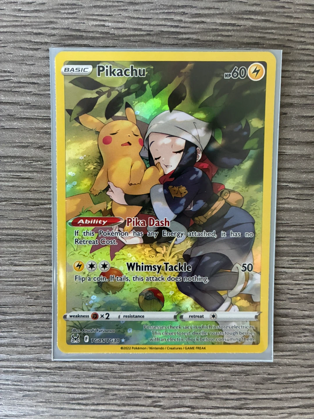 Pokemon Pikachu TG05/TG30 Card