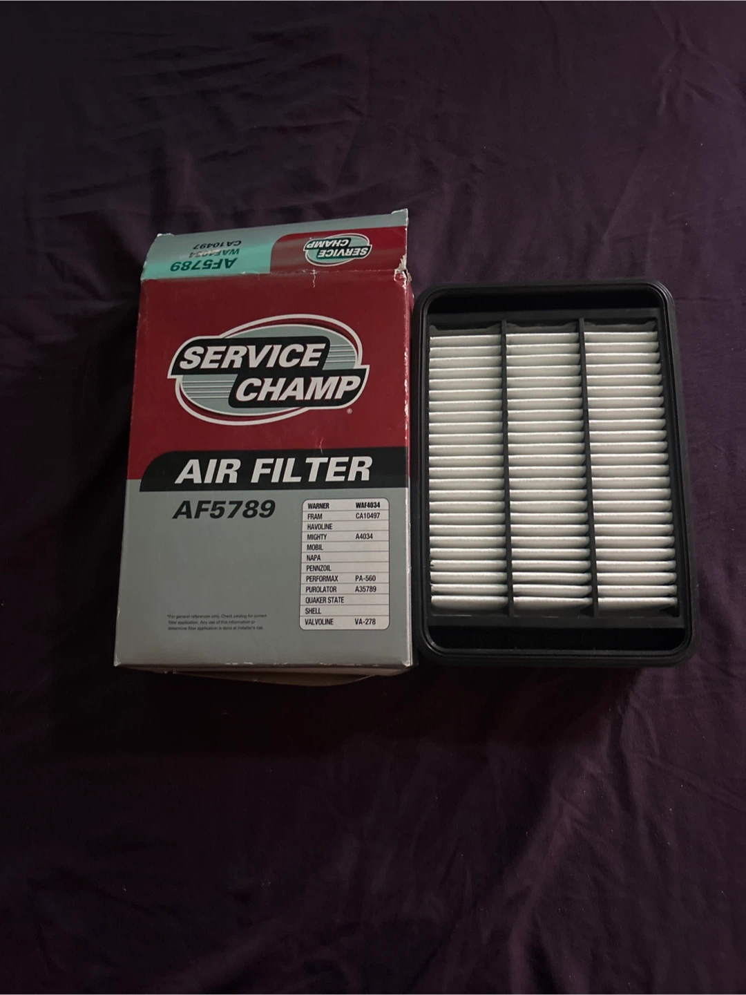 Service Champ Air Filter AF5789