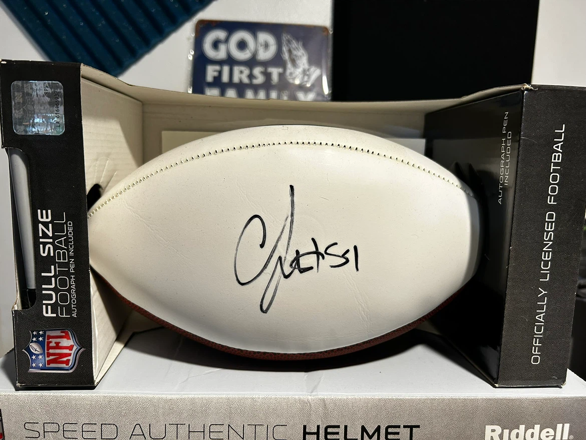 New York Jets Signed Football Helmet & Autographed Football - photo 3
