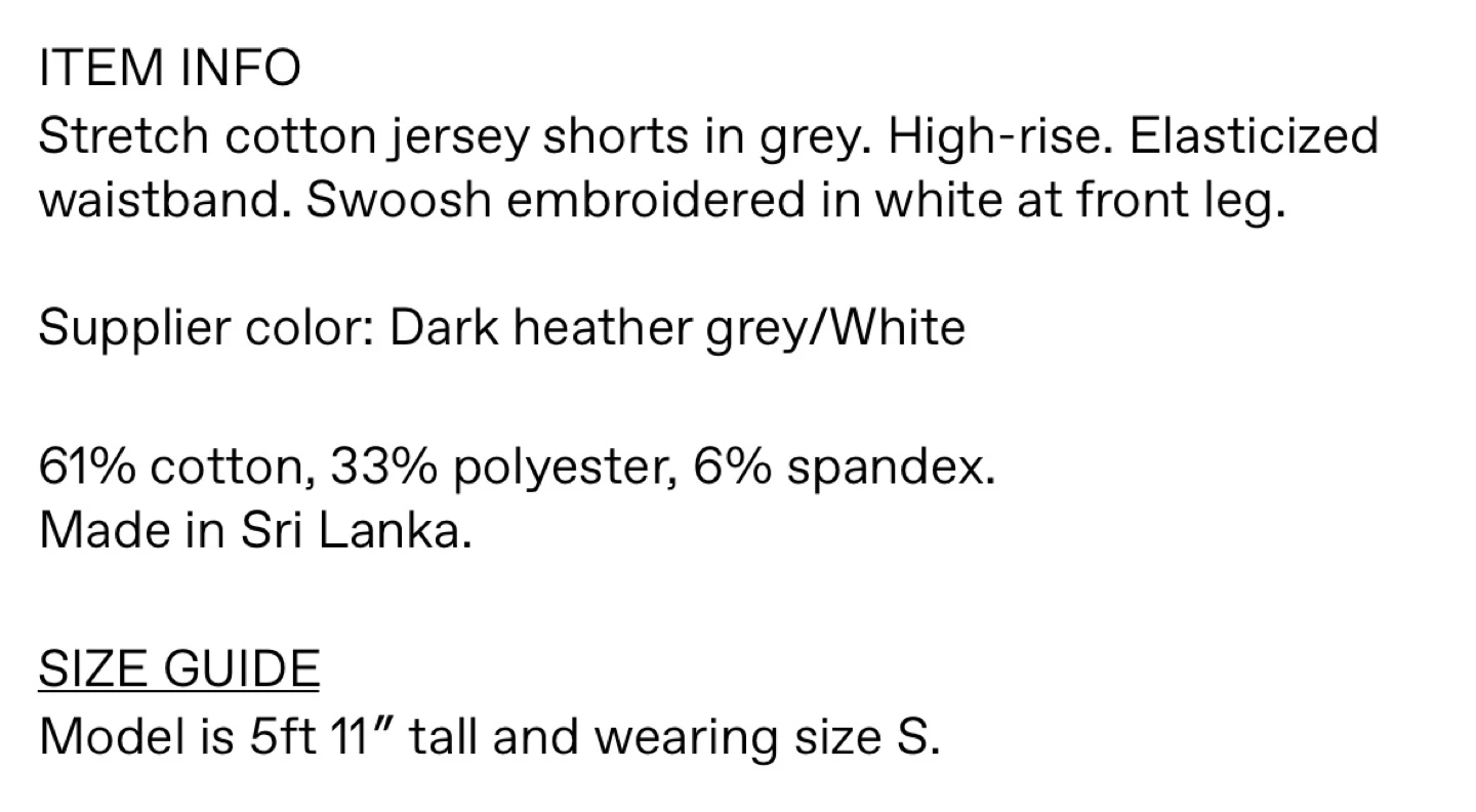 NIKE Grey Sportswear Essential Bike Shorts - photo 4