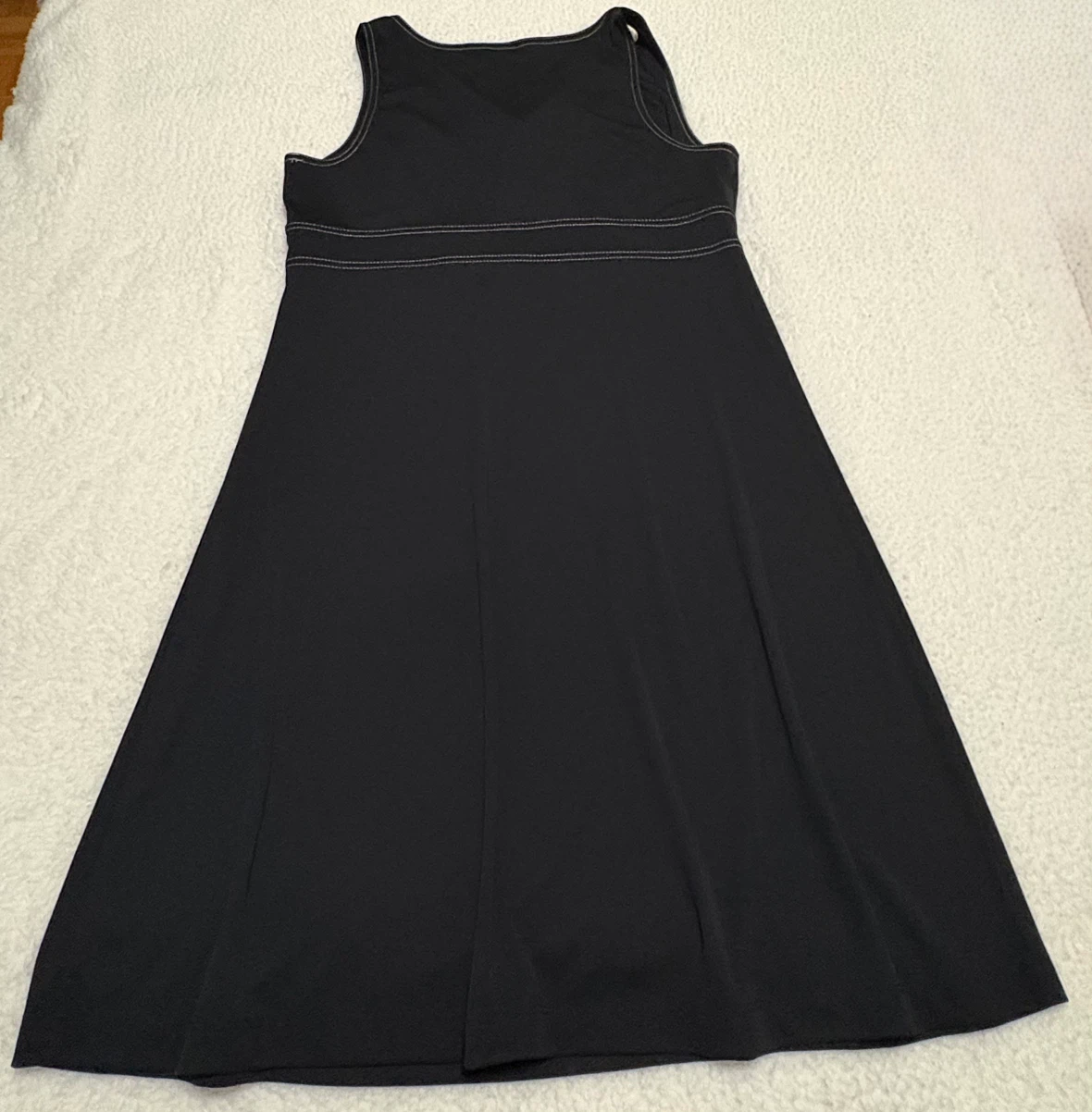 JOE Fresh Sleeveless A-Line Dress with White Stitching  Size L - photo 3
