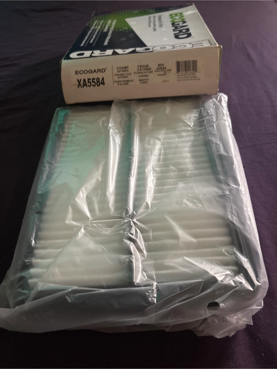 ECOGARD Engine Air Filter XA5584
