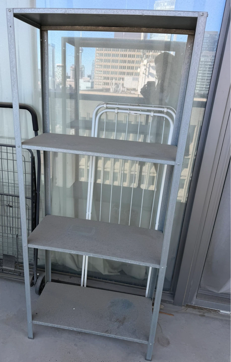 IKEA Metal 3-Shelf Storage Unit