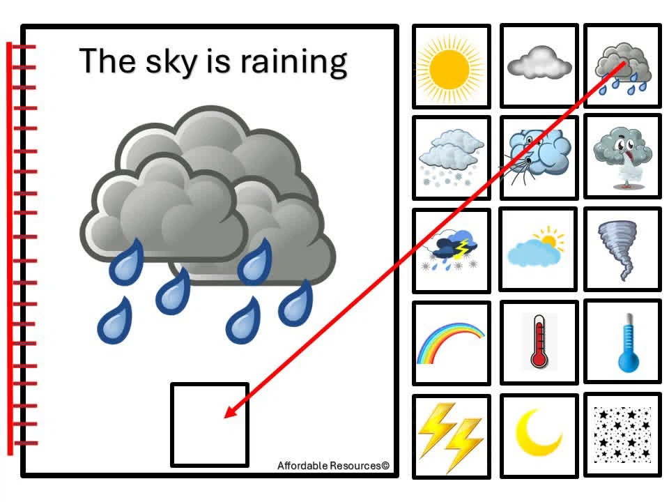 Adaptive Velcro All About Weather Storybook - photo 2