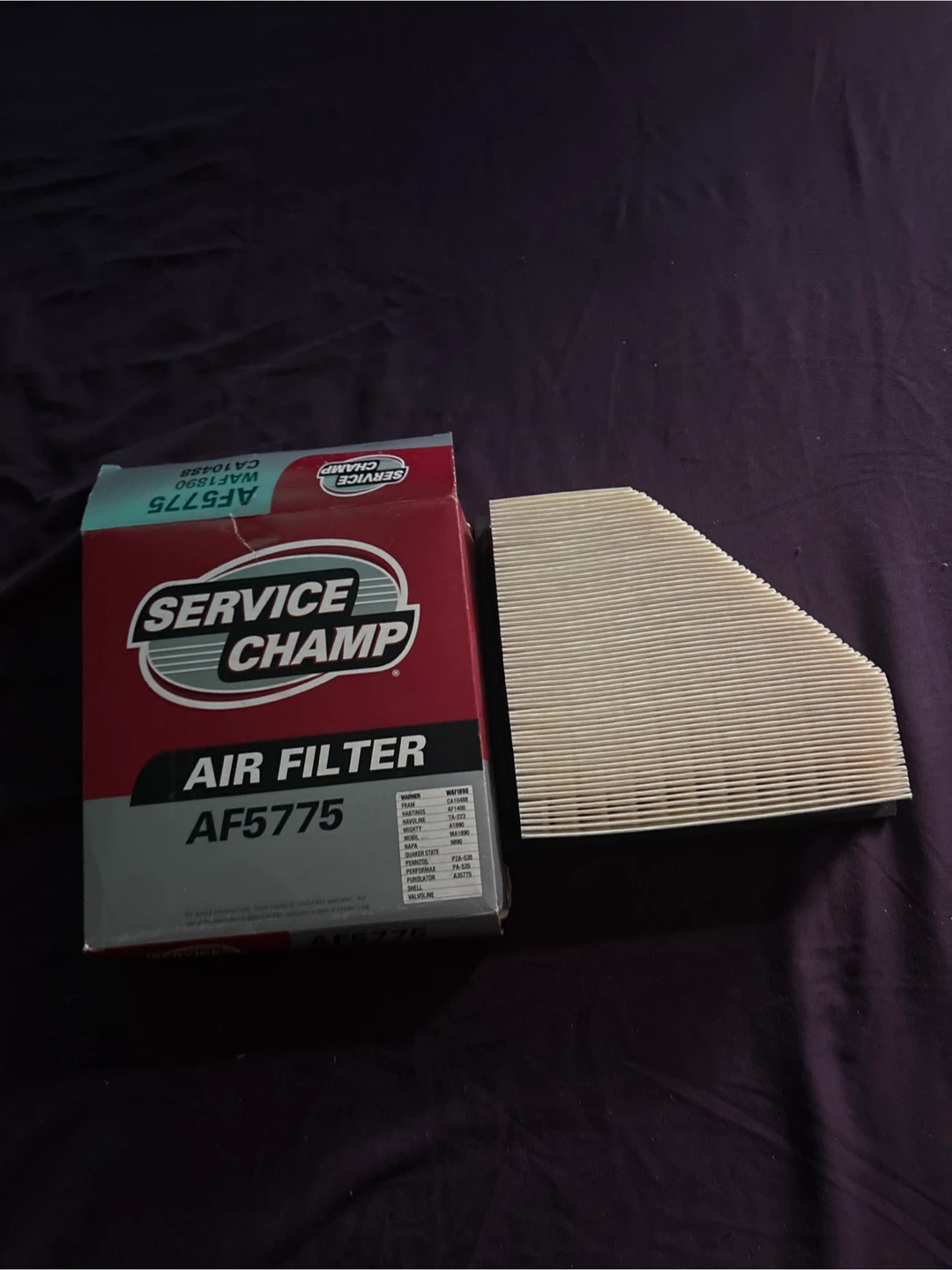 Service Champ AF5775 Air Filter - photo 2