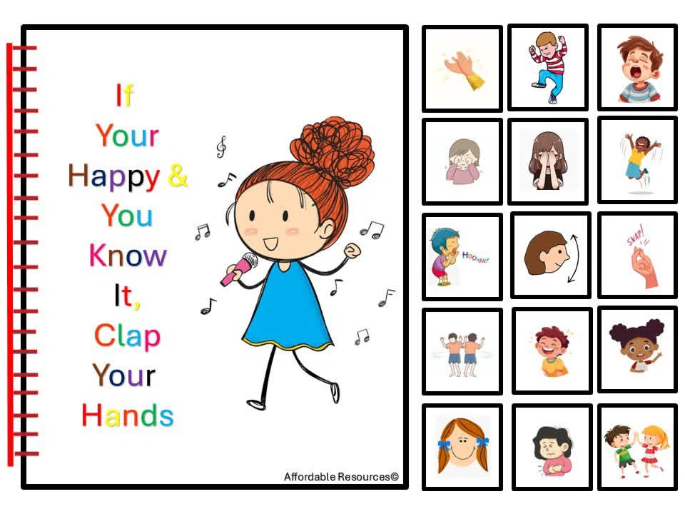 Adaptive Velcro SONG Storybook