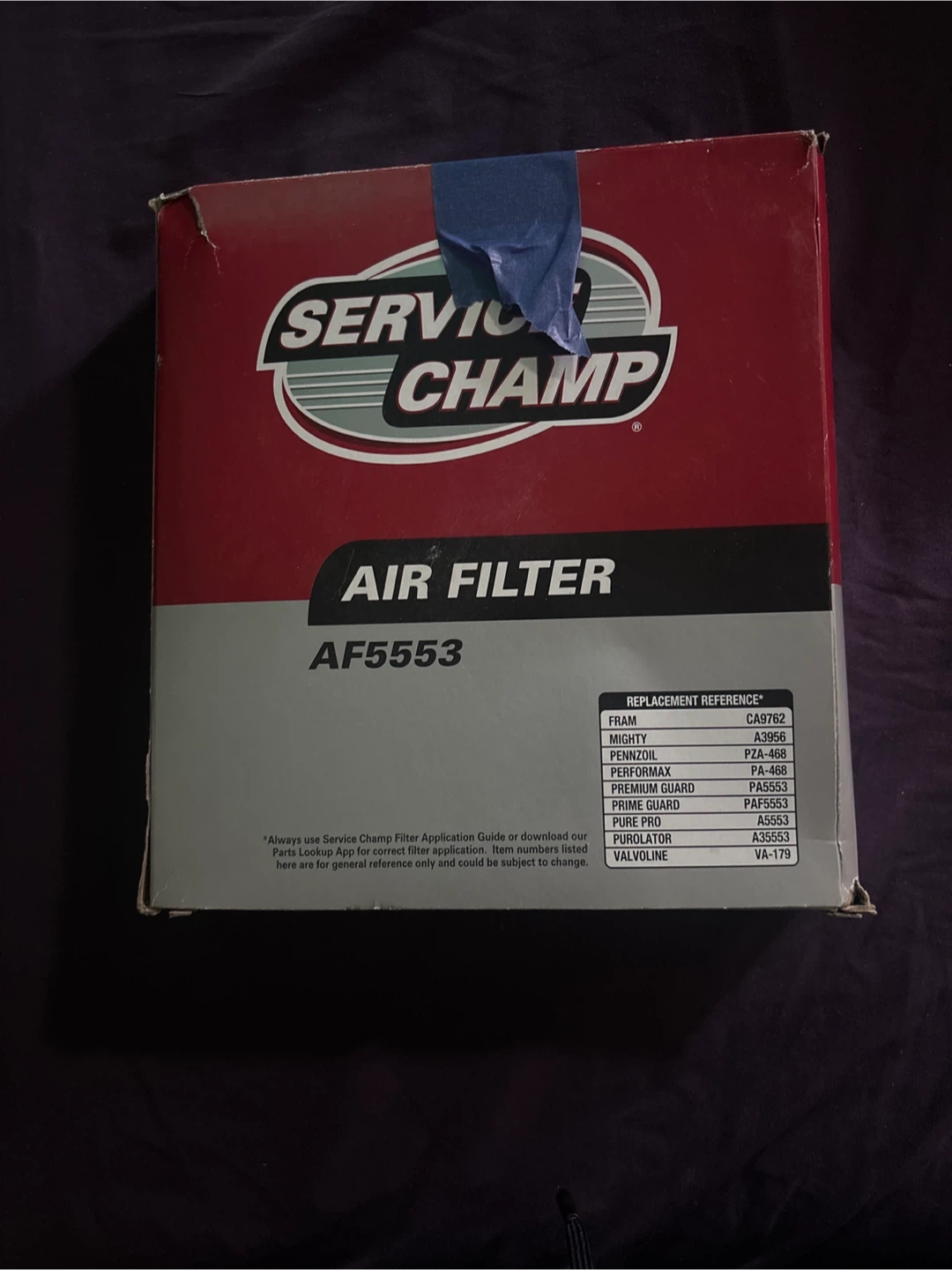 Service Champ AF5553 Air Filter