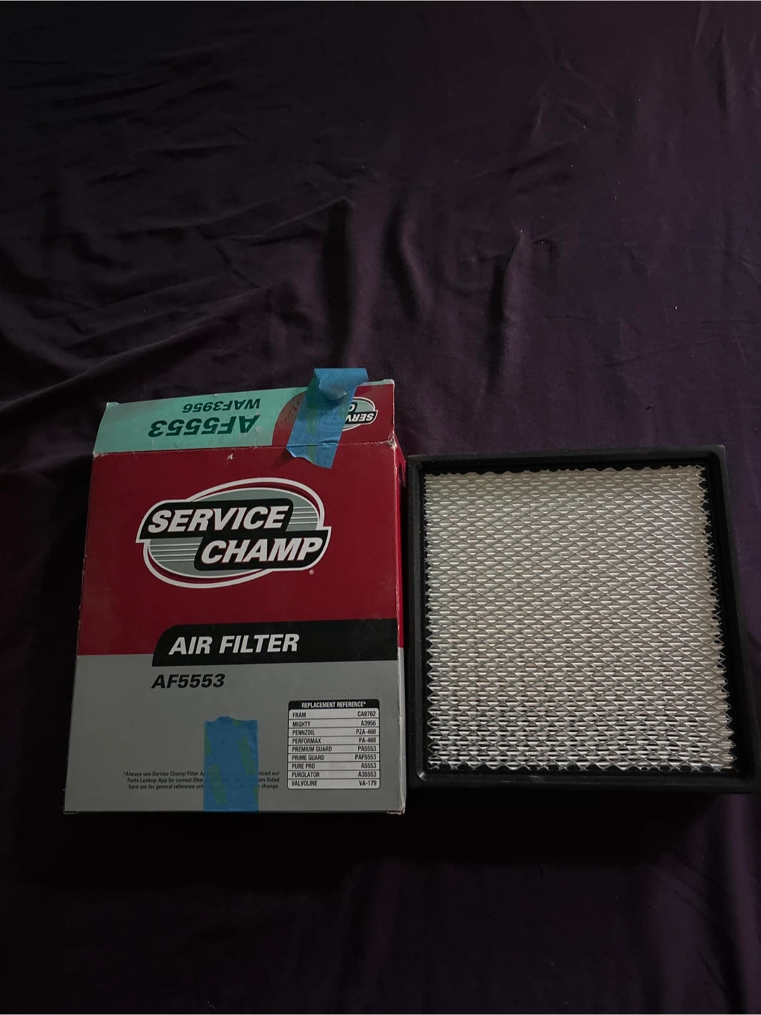 Service Champ AF5553 Air Filter - photo 3