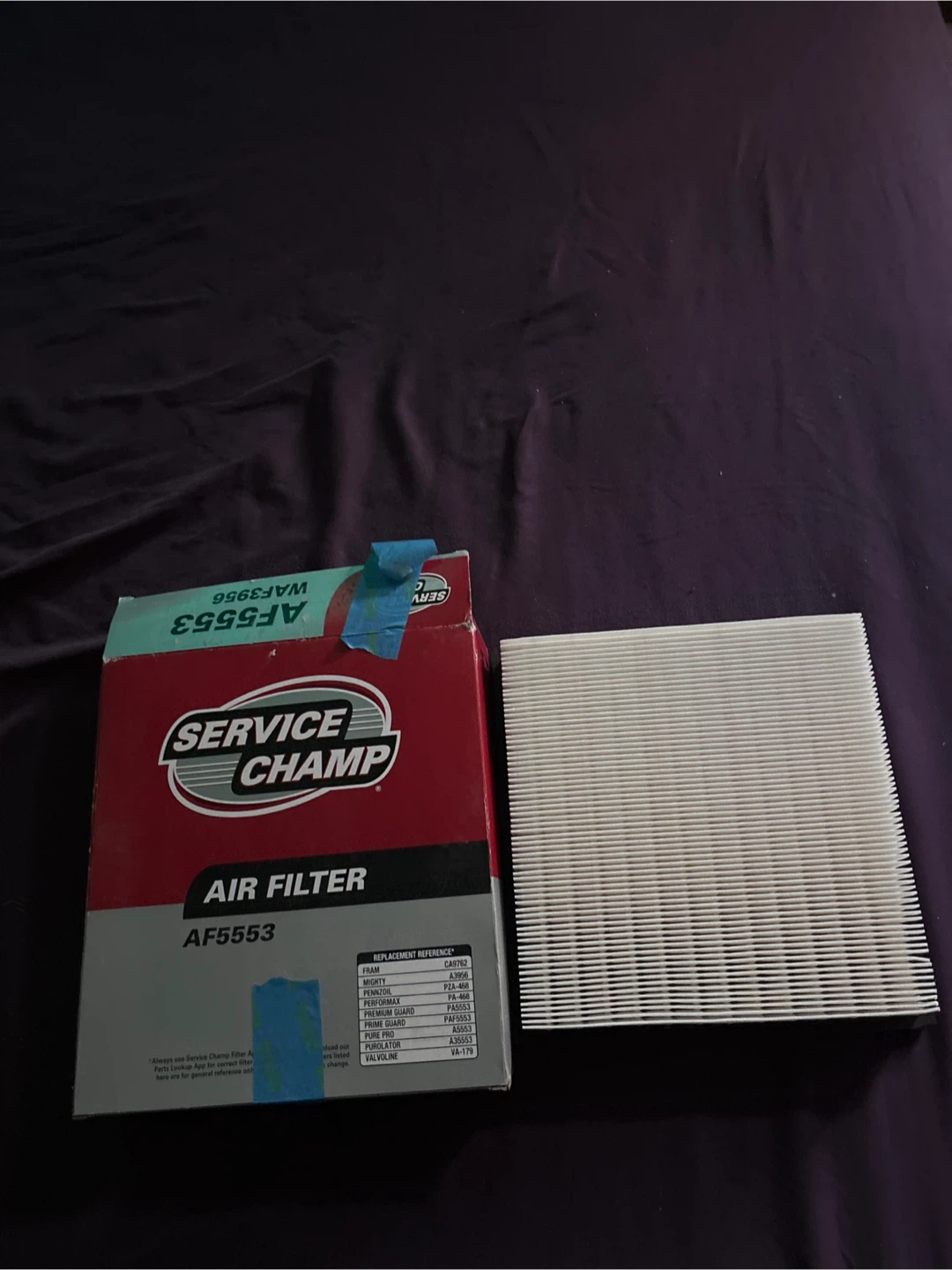 Service Champ AF5553 Air Filter - photo 4