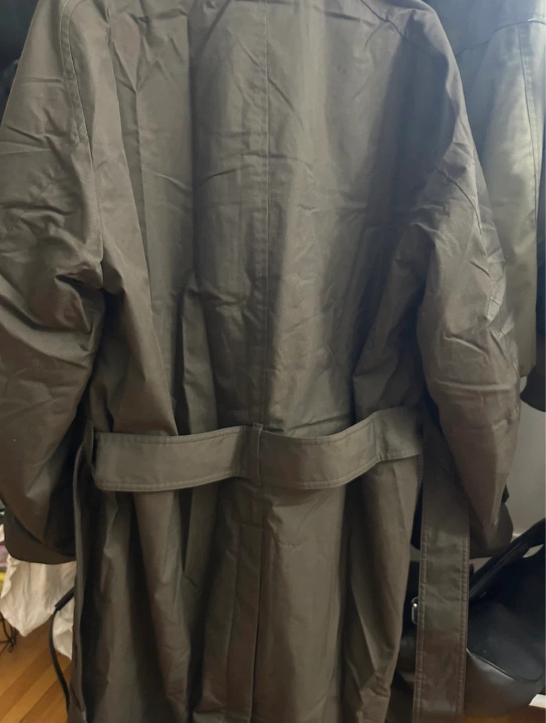 Manteau Olive Padded Single Breasted Coat - photo 2