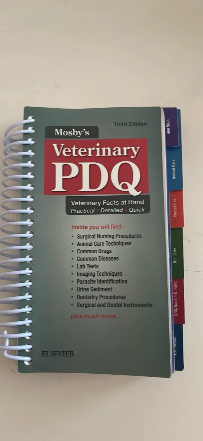 Mosby's Veterinary PDQ Textbook and more.