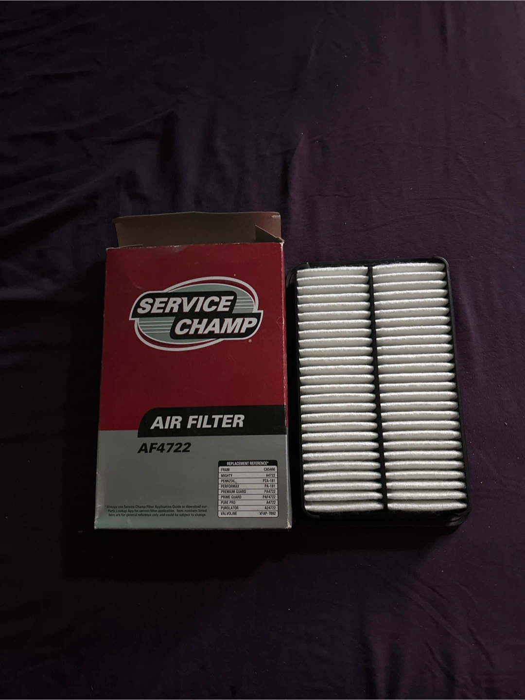 Service Champ Air Filter AF4722 - photo 2