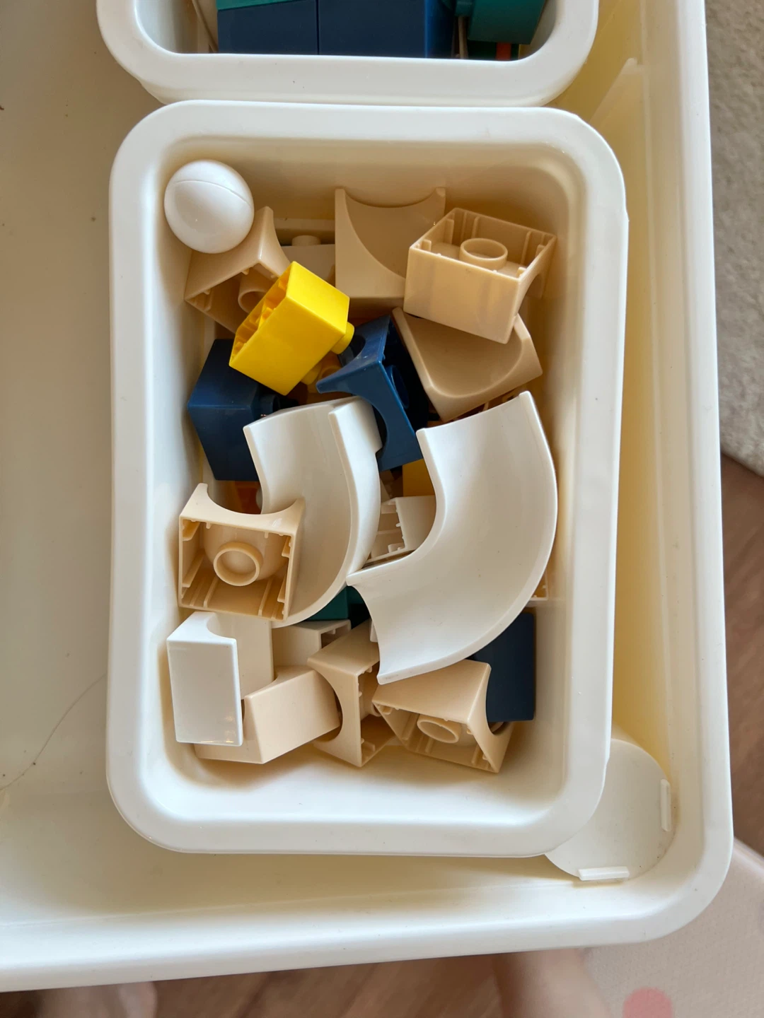 Kids Building Block Activity Table with Chair - photo 4