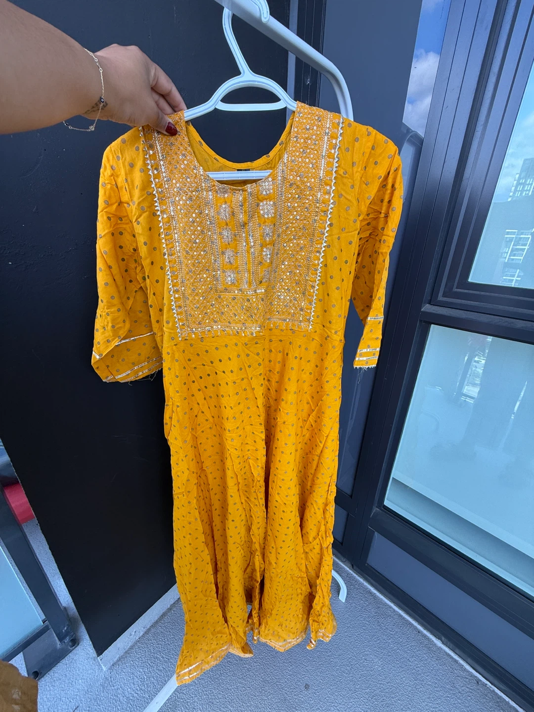 Kurti Yellow
