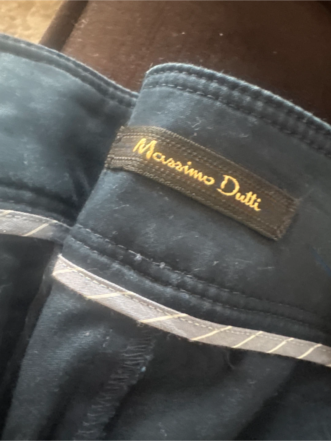 Massimo Dutti Navy Chinos size 6 - photo 2
