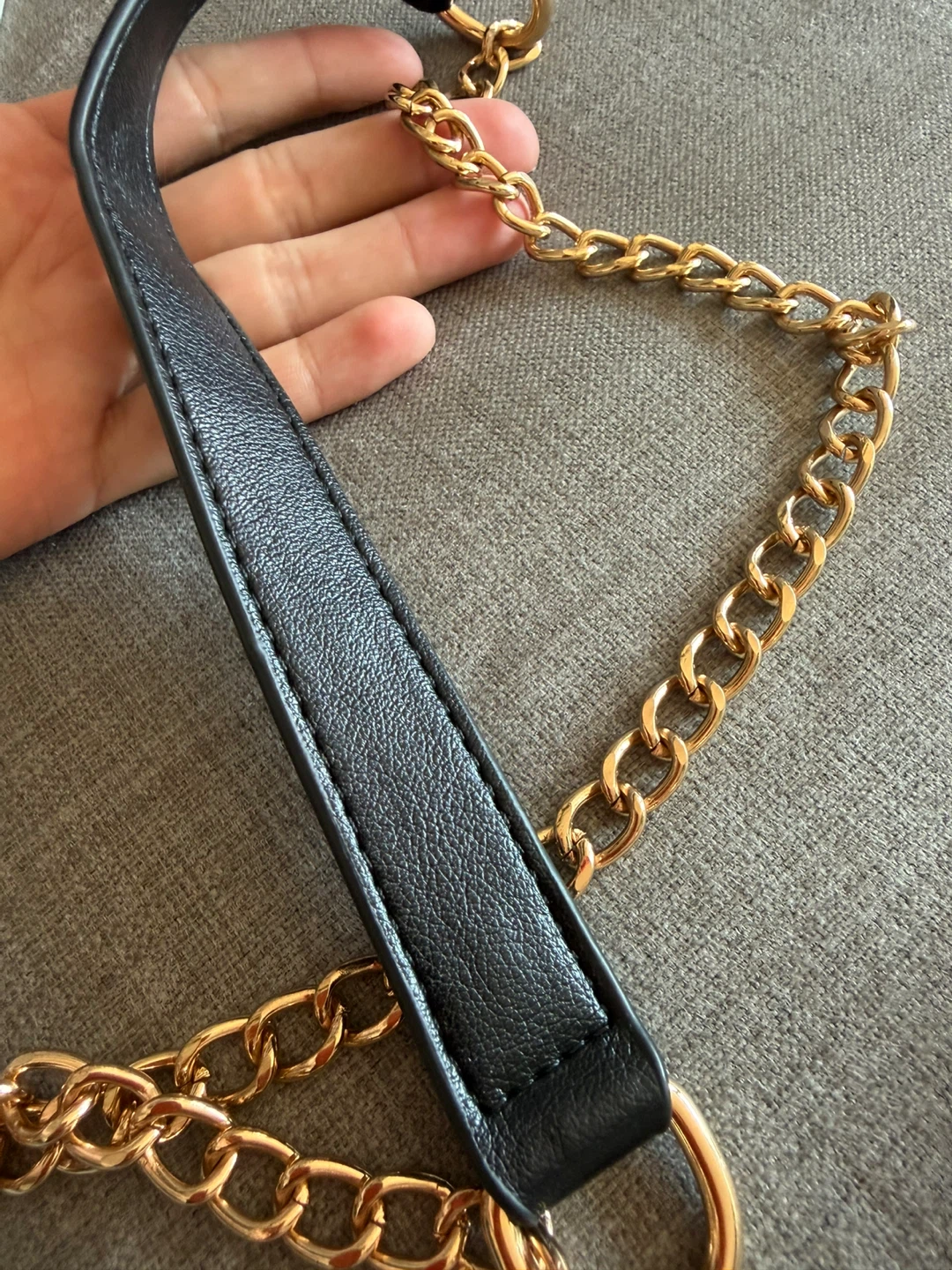 Berry Check Chain Shoulder Bag - photo 2