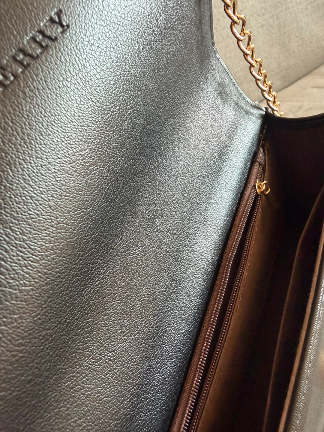 Berry Check Chain Shoulder Bag - photo 3