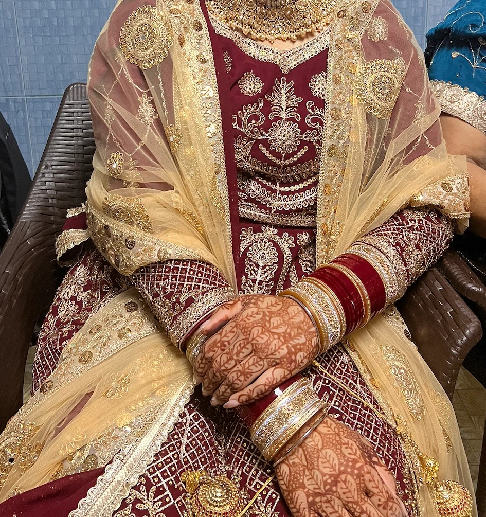 Indian Bridal Outfit Sharara