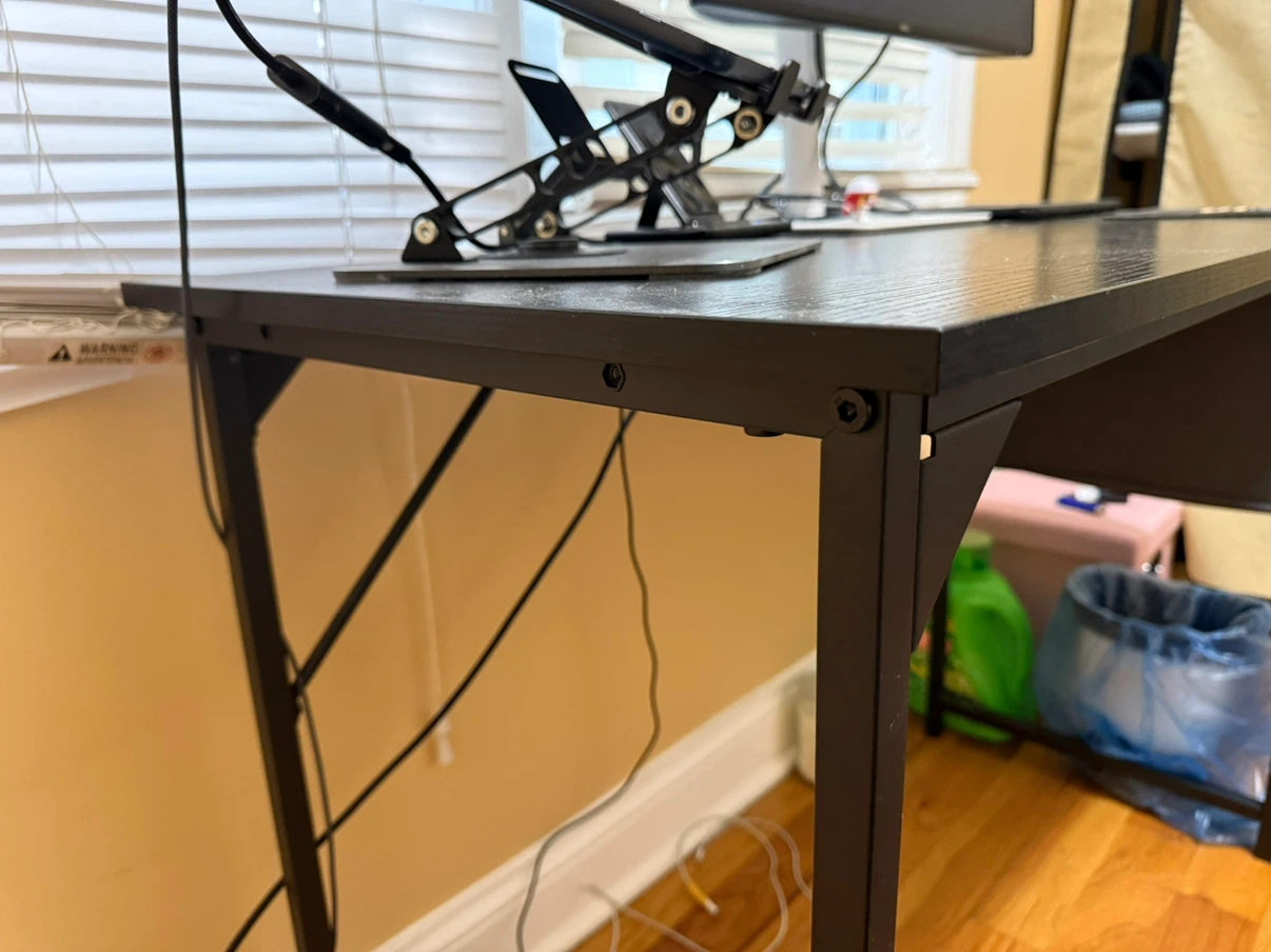 40 Inch Home Office Computer Desk | Modern Black - photo 2