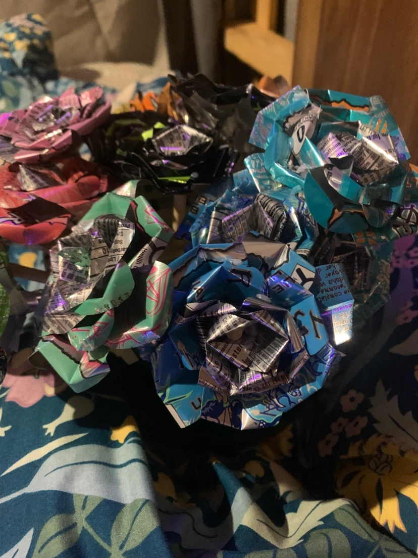 Handmade Monster Can Flowers
