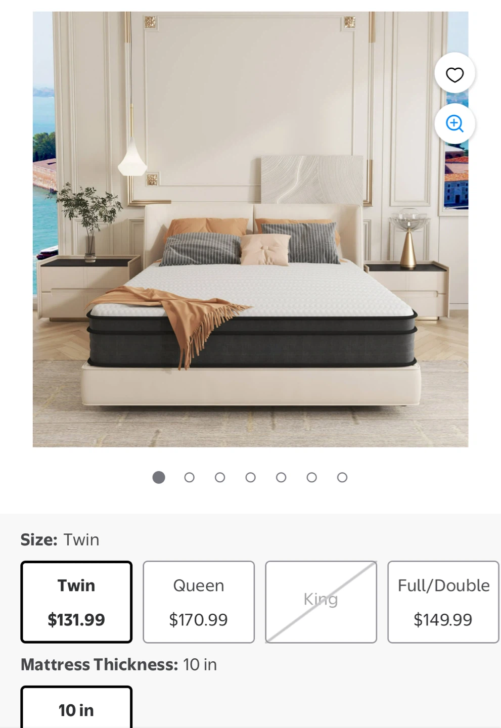 MOLBLY Mattress - Twin Size