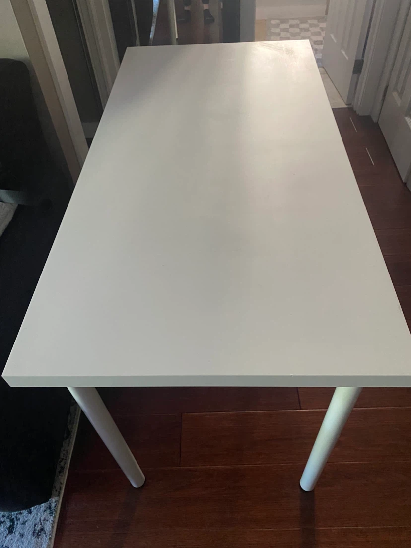 White IKEA desk - photo 2