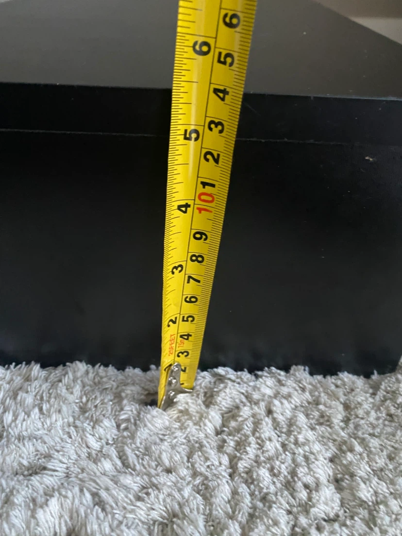 Black Monitor Riser Stand with Shelf - photo 4