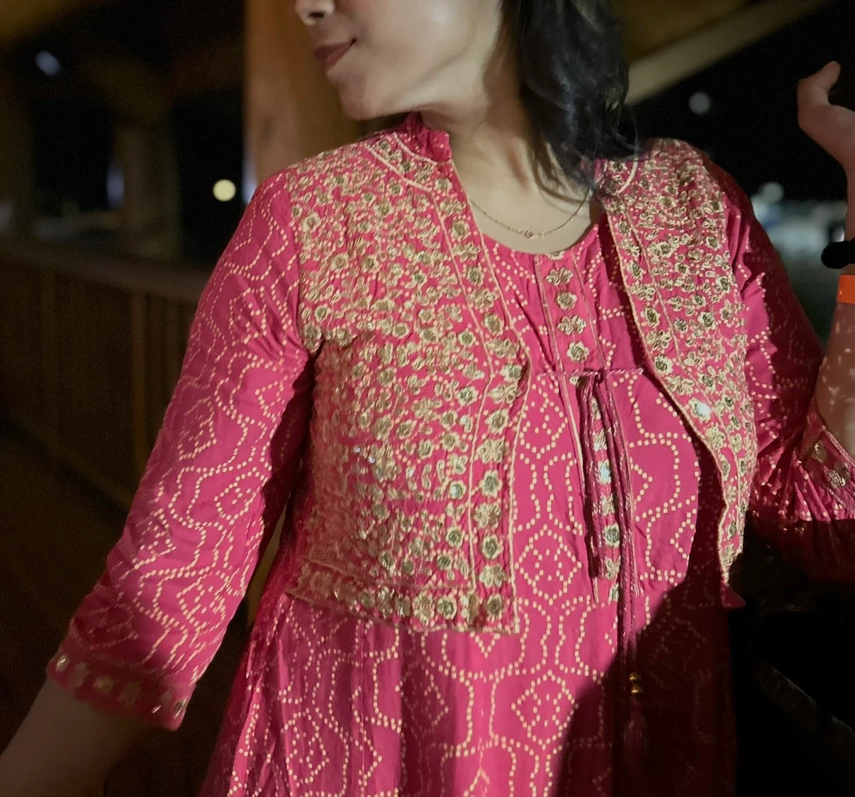 Pink Kurti Set
