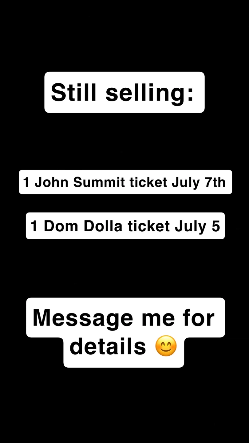 Dom Dolla ticket